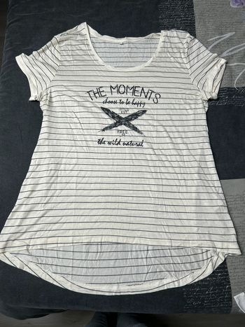 Tee shirt crème écru