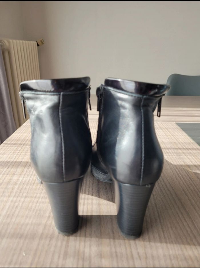 Bottines noir cuir Dorking taille 36 - photo numéro 6