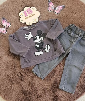 Ensemble minnie 18 mois fille