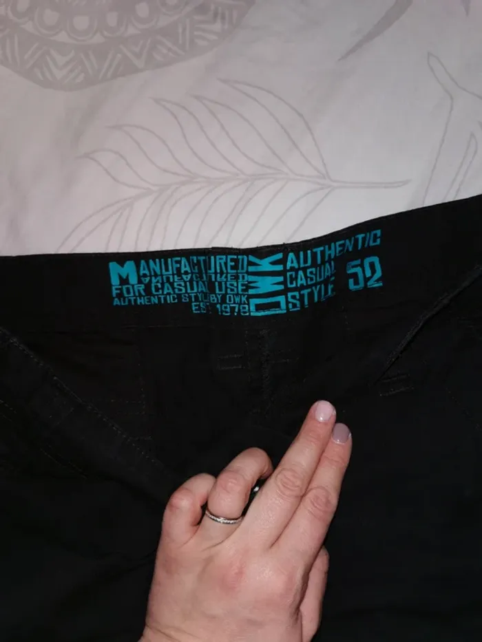 Pantalon noir homme avec pochettes taille 52 - photo numéro 3