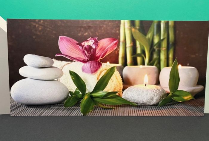 Jolie cadre décoratif lumineux - motif florale - photo numéro 3