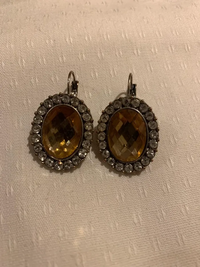Boucles d’oreilles strass