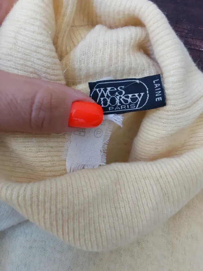 Pull col roulé Yves Dorsey - photo numéro 3