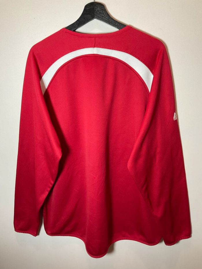 Sweat long à col rond pour homme Majestic Rutgers Scarlet Knights rouge taille XL 190 - photo numéro 2