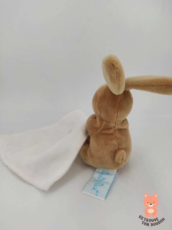Doudou Mouchoir Lapin beige bn3521 Baby Nat' - photo numéro 2