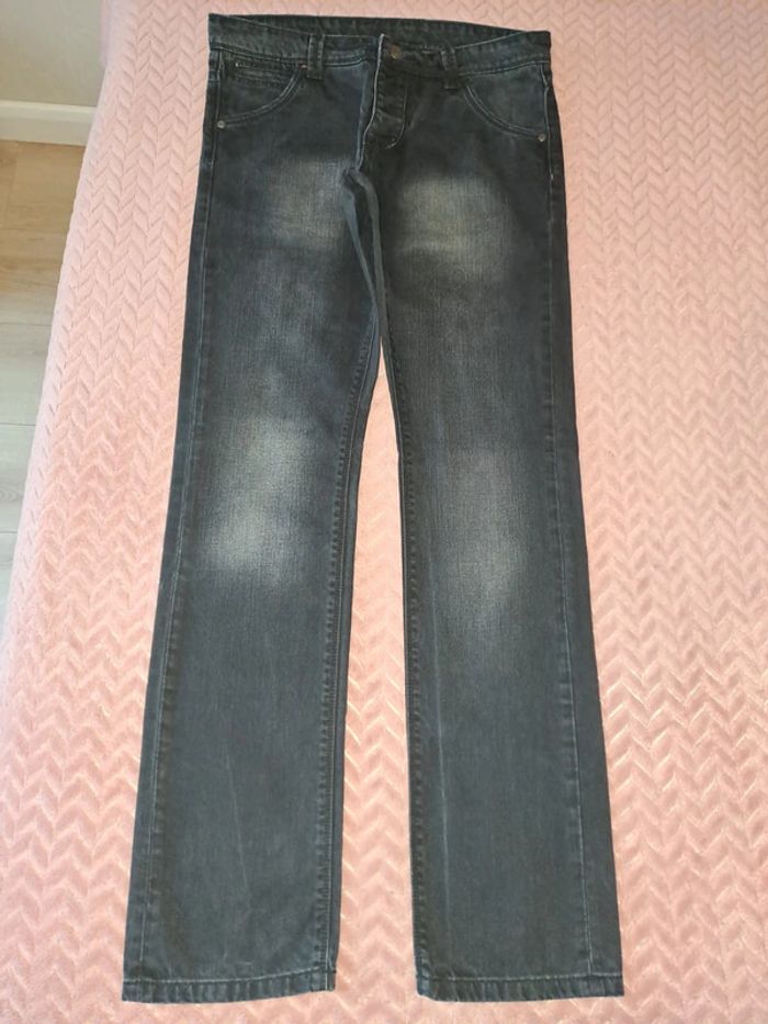 Pantalon noir délavé comme neuf carnet de vol homme