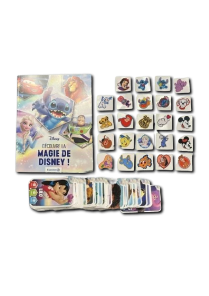 Album vide  + 108 cartes à insérer + 24 Fixeez. Disney  Leclerc 2025