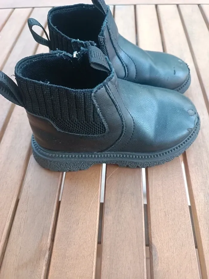Bottines noires pointure 28 - photo numéro 5
