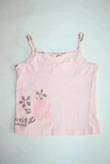 Top à bretelles rose 5 ans