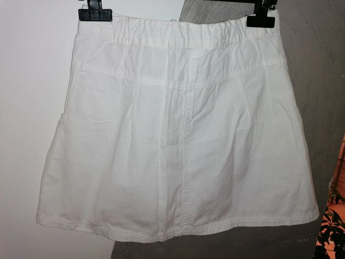 Jupe jeans blanc 12ans bilook - photo numéro 2