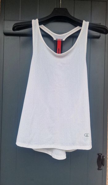 Débardeur blanc champion sport