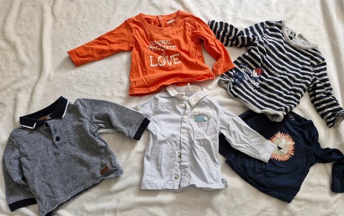 Lot tee shirts manches longues