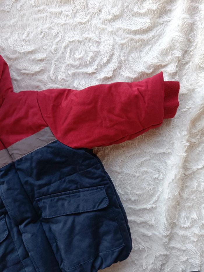Blouson manteau style doudoune avec capuche Garçon 18 mois Vertbaudet - photo numéro 6