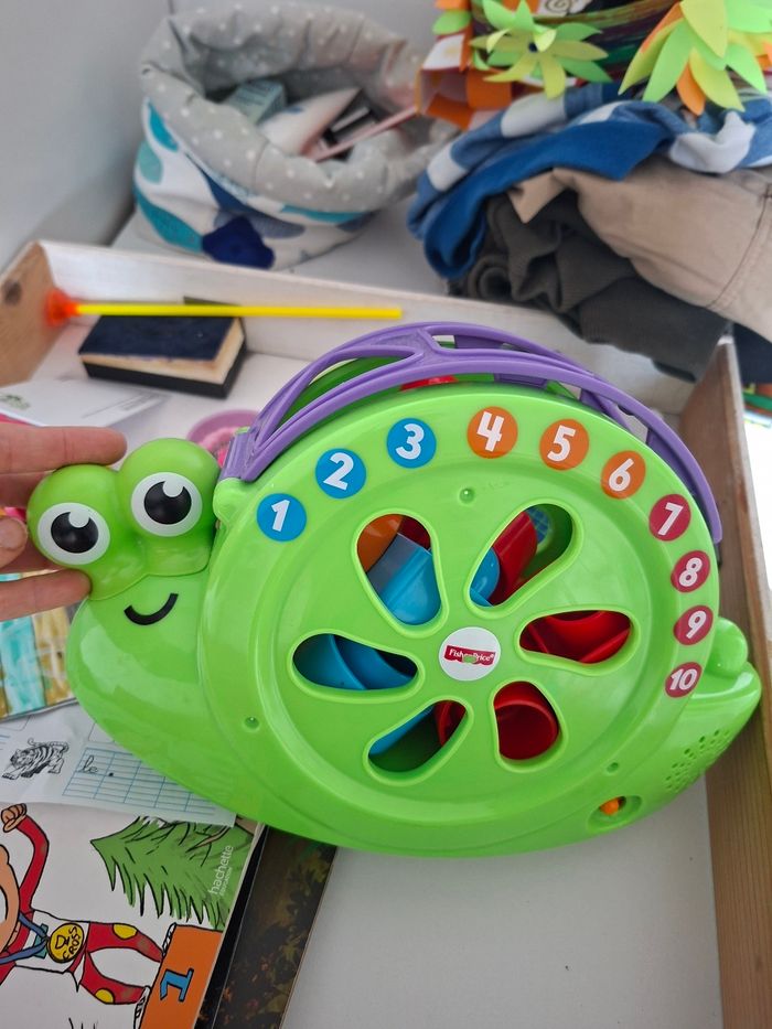 Escargot musical formes fisher price
