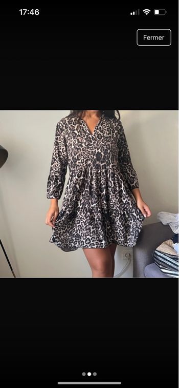 Robe léopard 