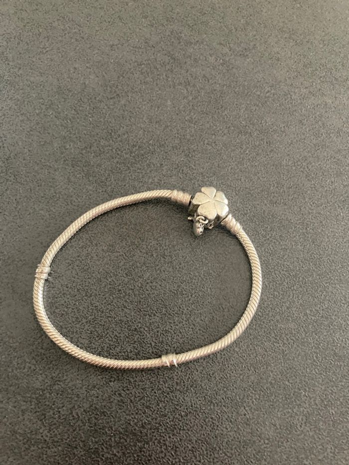 Pandora bracelet charms trèfle bijou femme taille 19 - photo numéro 3