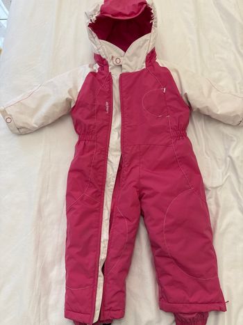 Combinaison ski rose 2 ans