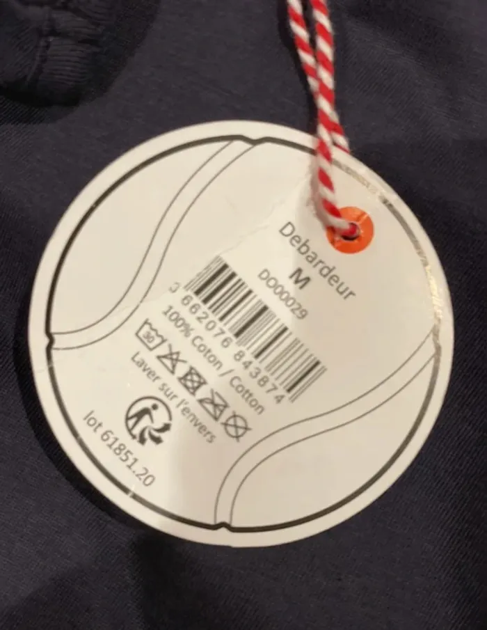 Débardeur femme Dorotennis bleu marine rouge – Taille M – Neuf avec étiquette - photo numéro 7