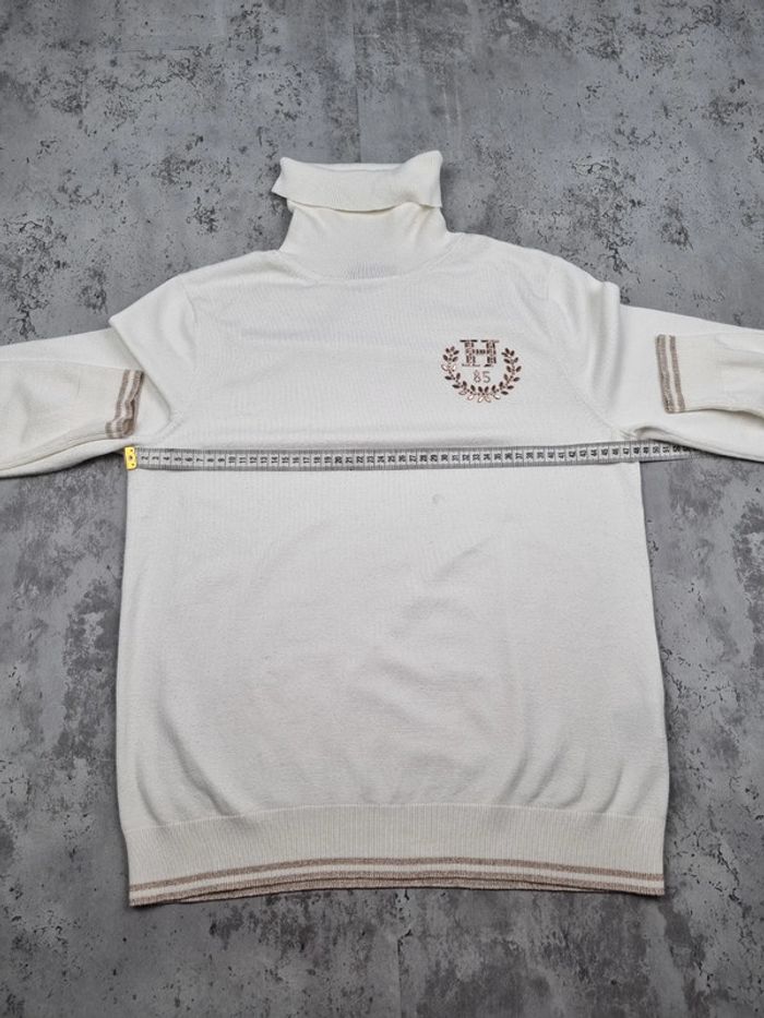 Pull col roulé Tommy Hilfiger blanc, L Femme - photo numéro 10