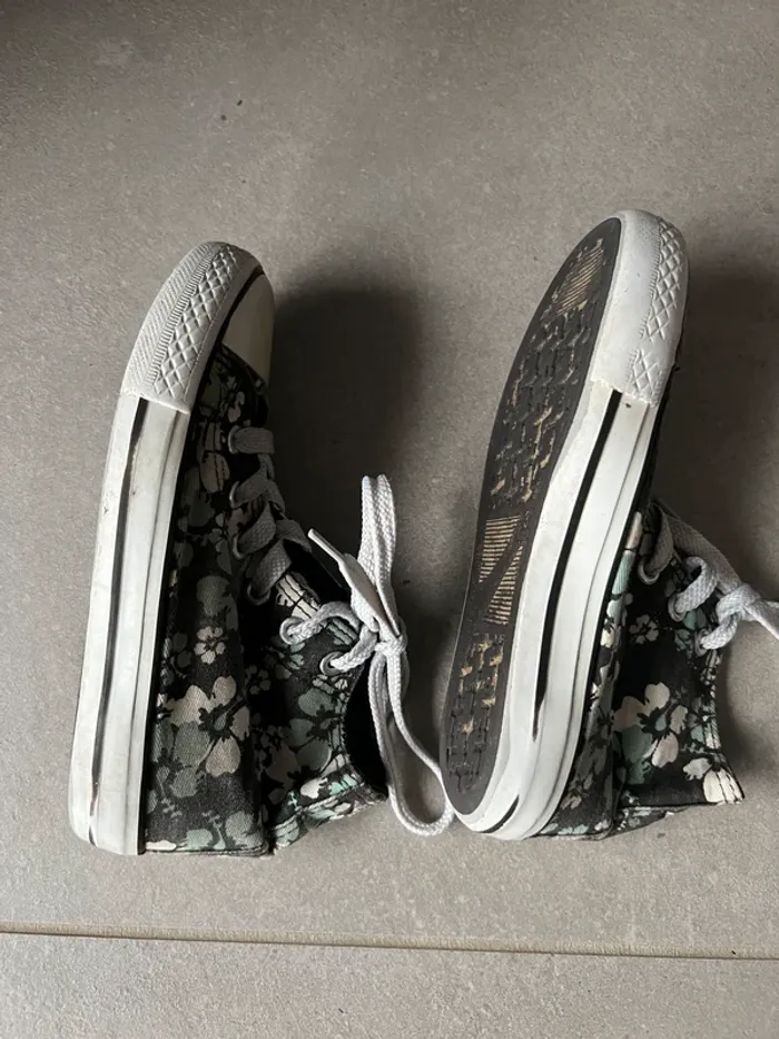 Chaussures montantes fleurie fille - photo numéro 5