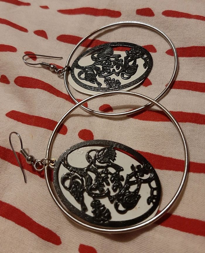 Boucles d'oreilles créoles - photo numéro 4