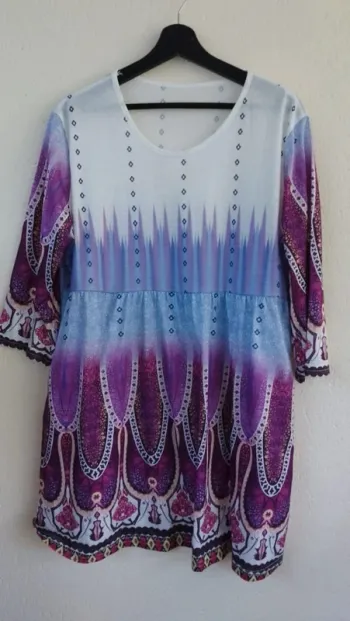 Tunique longue - boutique bohème - taille 50