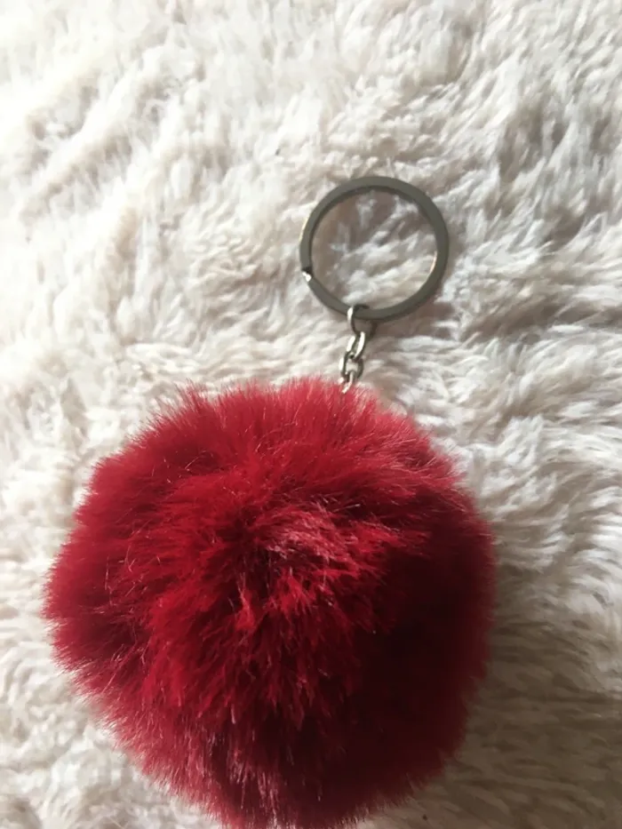 Porte clé ponpon - photo numéro 2