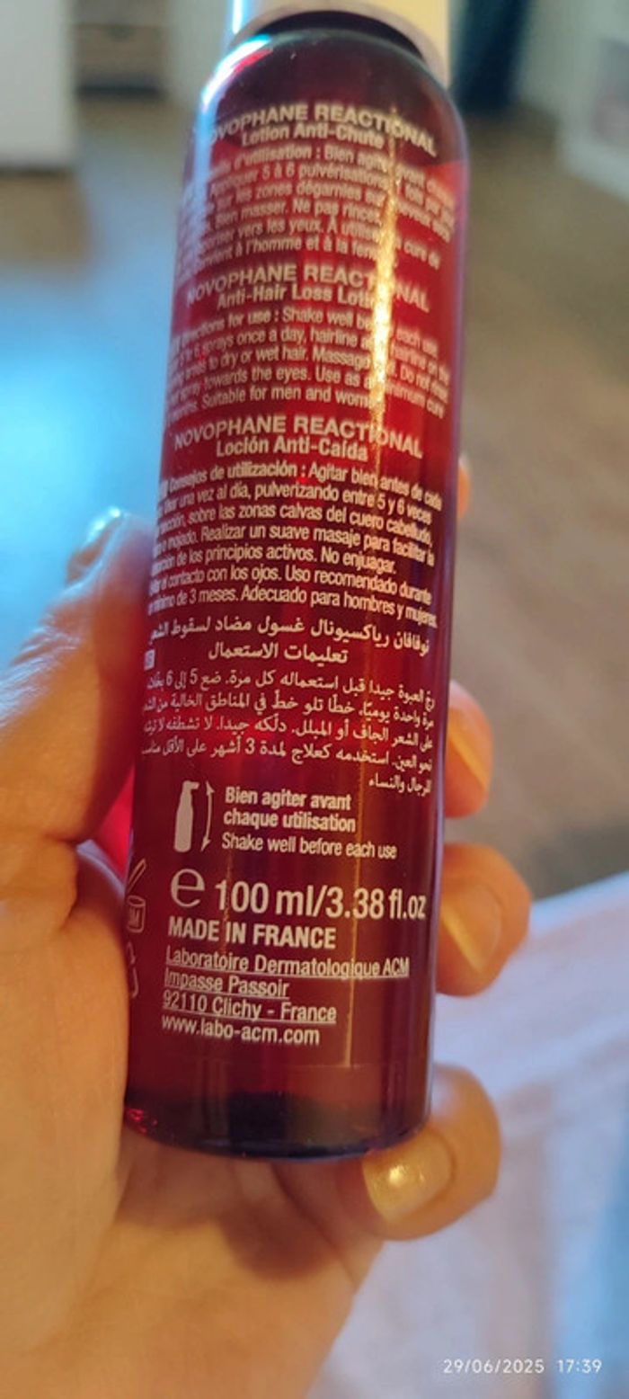 ACM Laboratoire Dermatologique Novophane Reactional Lotion Anti-chute 100 ml - photo numéro 6