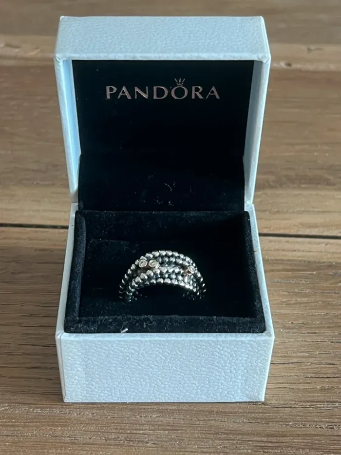 Bague Pandore en argent et diamants - photo numéro 5