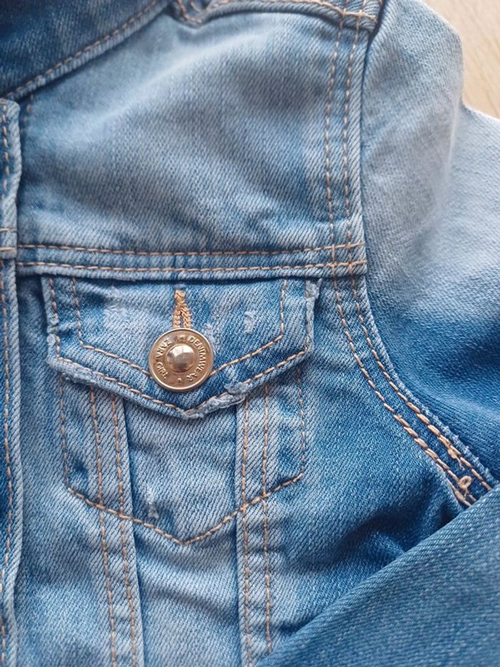 Veste en jean 2/3ans zara - photo numéro 7