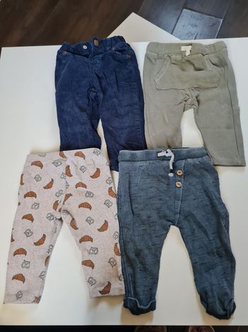 Lot 4  pantalons  garçon