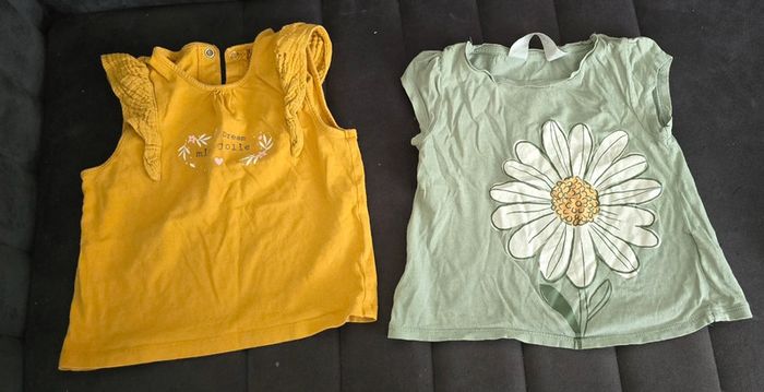 Lot 23 t-shirts bébé fille 2 ans – Très bon état 🌸 - photo numéro 6