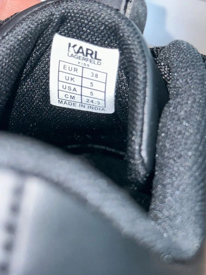 Magnifique paire basket Karl Lagerfeld t38 - photo numéro 5