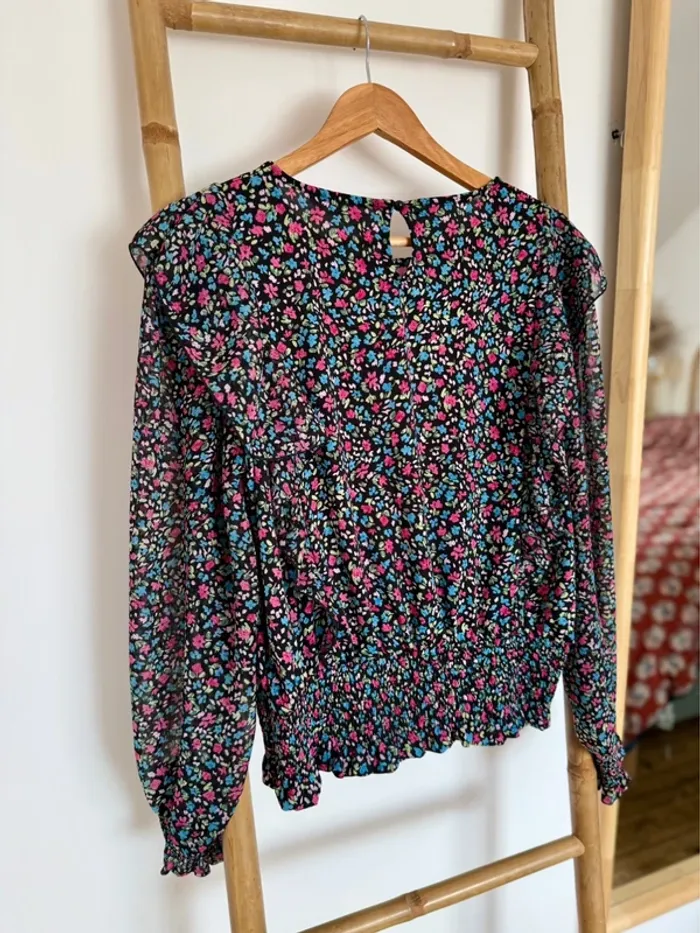Blouse fleurie Naf Naf - photo numéro 4