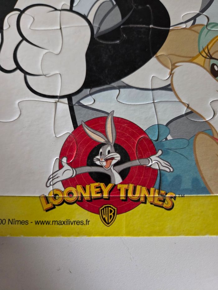 🧩 Puzzle 35 pièces Complet Looney Tunes Titi et Grosminet, Bugs Bunny & Co - Warner Bros - photo numéro 6
