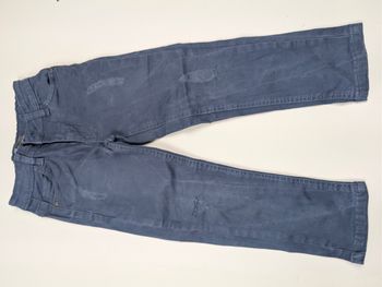 Pantalon bleu-gris TQF Collection - Style "destroy" - 4 ans