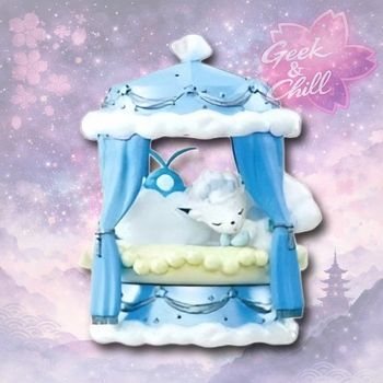 Figurine Re-Ment Pokémon - Nighty Night - Goupix d'Alola et Tylton