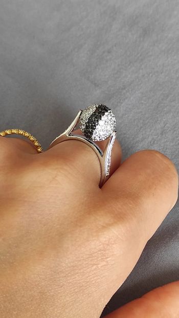 Bague 925 anti stress