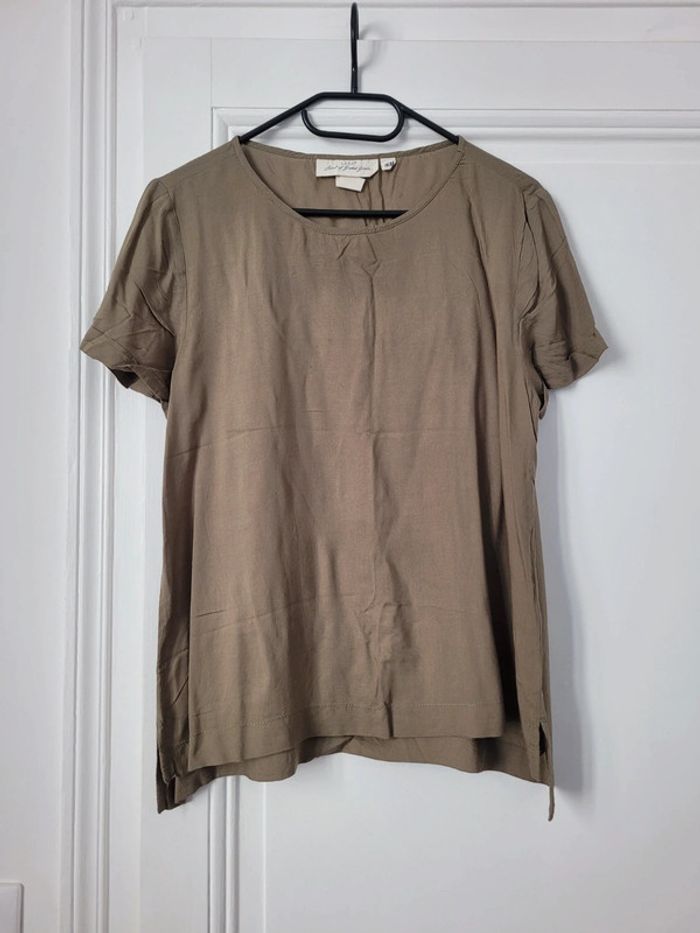 T-shirt oversize vert kaki H&M T40