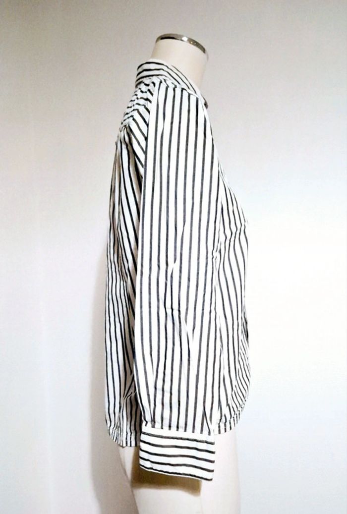Chemise blanche lignée bleu marine - 164 - gaastra - photo numéro 6
