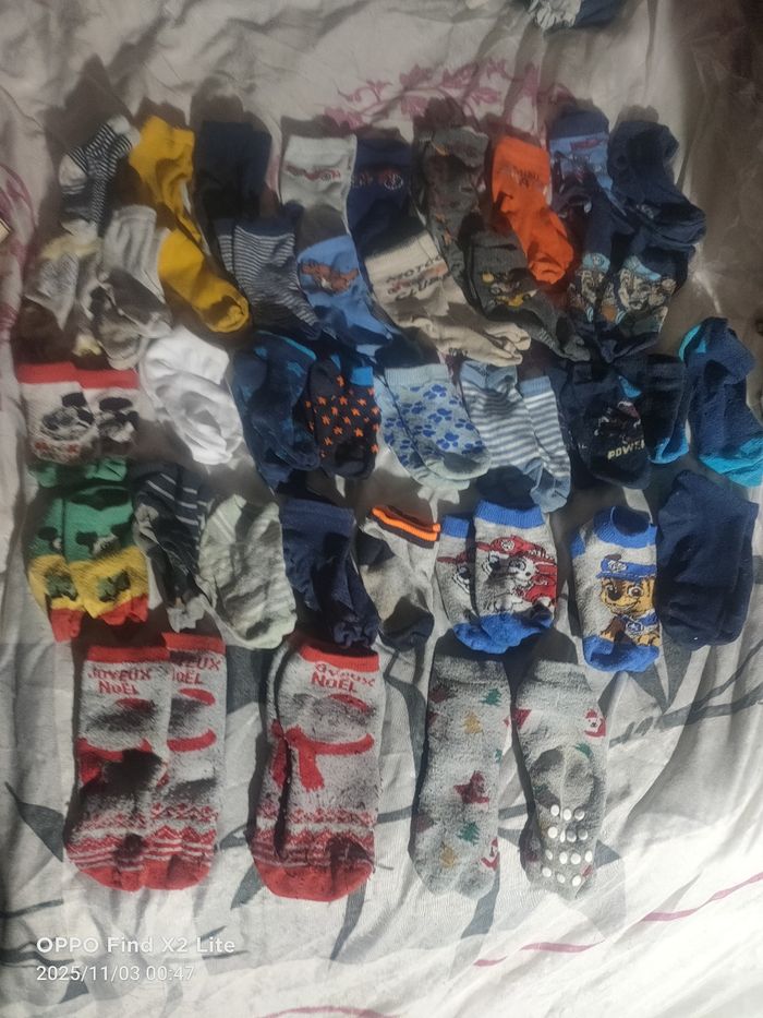 Lot chaussettes et soquettes