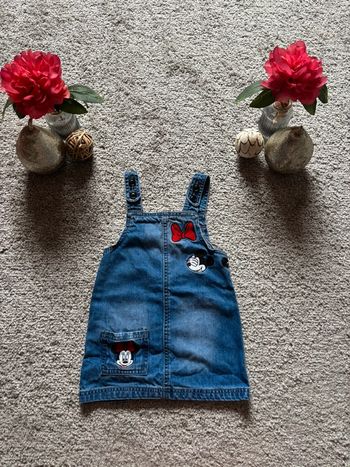 🌺Robe en jeans bleu Disney Minnie Taille 12-18mois/86cm🌺