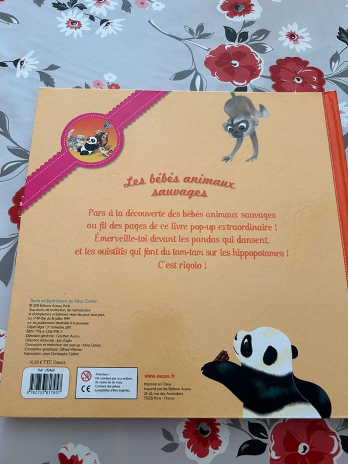 Un livre pop up pour apprendre à compter « les bébés animaux sauvages « - photo numéro 5