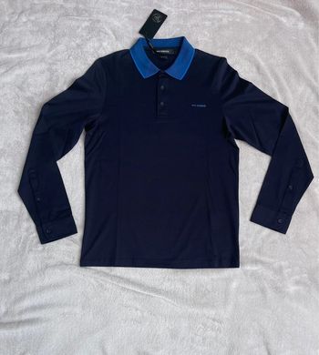 Roy Robson - Polo Manches Longues, bleu marine, taille S