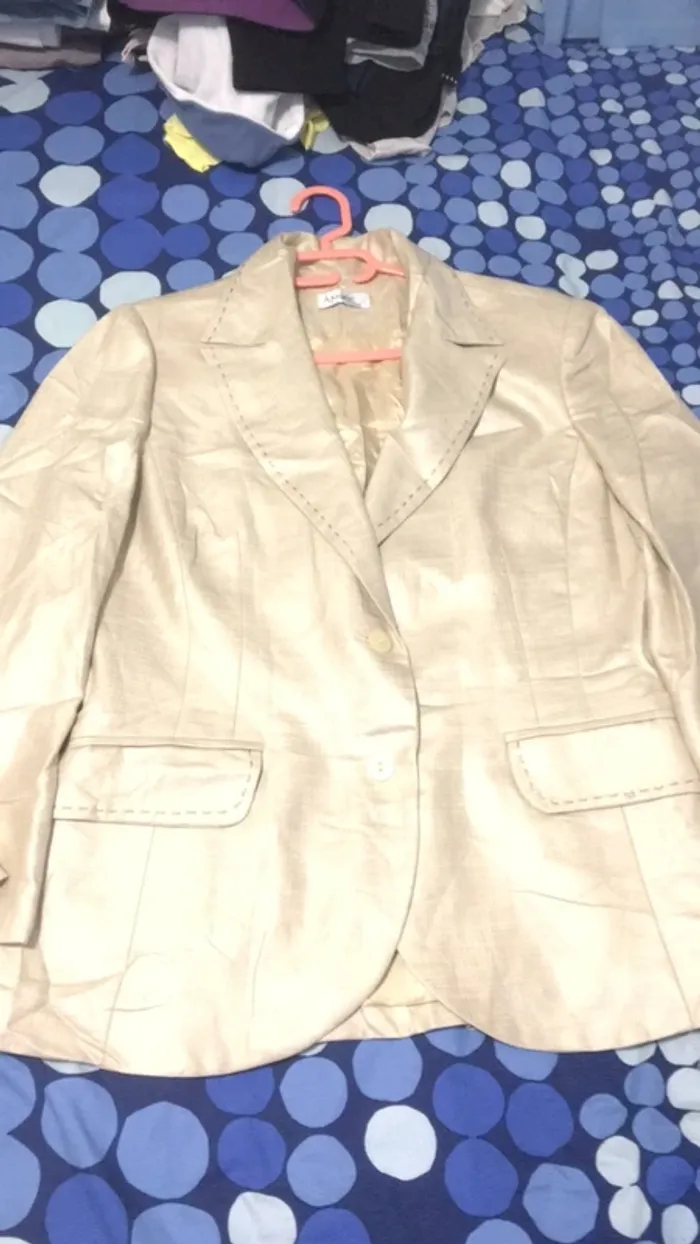 Ensemble classe femme taille 38 champagne - photo numéro 4