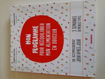 Livre "Mon programme pour rééquilibrer mon alimentation en douceur "