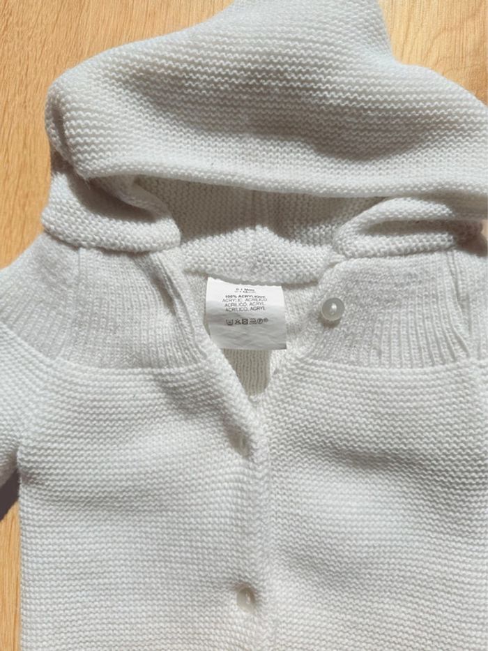 Gilet épais bébé 0-1 mois - photo numéro 2