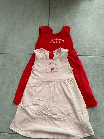 Lot de 2 robes sans manches