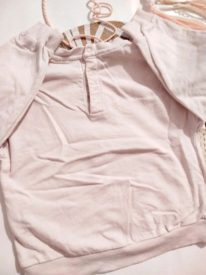 Pull sweat shirt Snoopy fille 24 mois - photo numéro 4