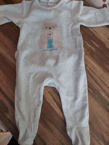 Pyjama velours 9mois obaibi
